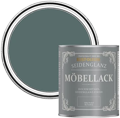 Rust-Oleum Green Furniture Paint in Satin Finish - Deep Sea 750ml