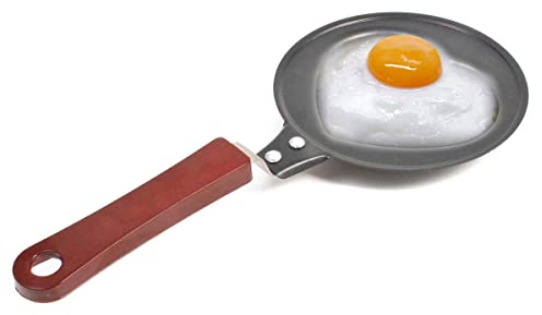 GOODS+GADGETS Poêle à frire en forme de cœur, mini poêle à œufs En acier inoxydable Avec revêtement antiadhésif pour des œufs romantiques au petit déjeuner