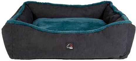 HKM ANAM Cara Hundebett Dunkelblau/Petrol L