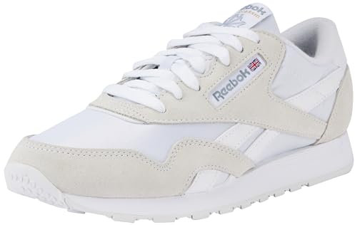 Reebok Men Classic Nylon Sneaker, FTWR White/FTWR White/FTWR White, 5.5