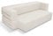 EVERGREENWEB - Sofá 2 Plazas, Sofá Cama con Revestimiento Repelente al Agua Desmontable y Lavable, Muy Comodo para Sentarse, Sofá Convertible en un Cómodo Colchón Doble Beige | Tetris