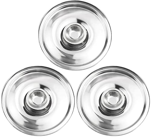 LNQ LUNIQI Universaldeckel aus Edelstahl, 12 cm, Mini-Pfannendeckel, Schüsselabdeckungen, Kochgeschirrdeckel, Ersatzzubehör für Bratpfannen (12 cm)