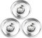 LNQ LUNIQI Stainless Steel Universal Lid ，4.7Inch Mini Pan Lid Bowl Covers Cookware Lid Replacement Accessories for Skillets Frying Pans （12cm）