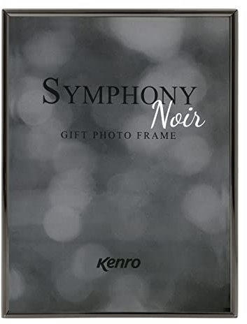 Kenro Symphony Noir Luxury Plated Metal Photo Frame 8x12 Inch / 20x30cm - SYN2030