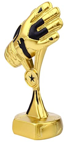 FGJKKRMI Trofei Premio in Resina Piccola Coppa del Trofeo del Campione d'oro for Il Miglior Portiere di Calcio, Trofeo della Coppa dei Premi d'oro for Il Miglior Giocatore di Calcio