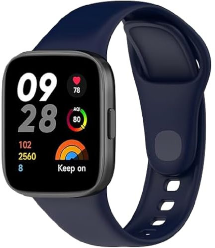 FYISWHO Watch Strap for Redmi Watch 3, Silicone Sport Replacement Bracelet Band for Xiaomi Redmi Watch 3