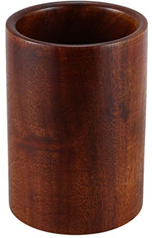 TsoLay Porte-Ustensiles, Porte-Ustensiles de Cuisine en Bois pour CuillèRes, Spatules, Bureau de Table à Manger de Comptoir, 3,4 X 3,4 X 5 Pouces