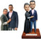 Customthing Individuelle Wackelköpfe, personalisierte Hochzeitsgeschenke für Paare, Hochzeit für Paare, einzigartiges Muttertagsgeschenk