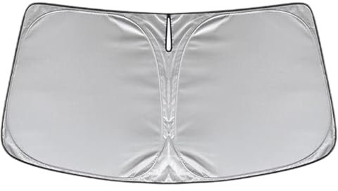 Parasol Coche Delantero para Audi A4 B6 Sedan 2001 2002 2003 2004, Fácil Almacenamiento Protección UV Efectiva Accesorios Interior,Silver
