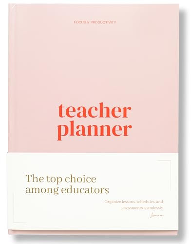 Lamare Lehrerplaner 2025-2026 Studienjahr - undatierter Planer & Unterrichtsplaner Buch für Lehrer mit Stundenplan, Schülerinformationen & Wochenplanung