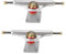 Fockety Skateboard-Achsen, 5,5 Zoll Leichte, Hohle Skateboard-Achsen, Robuste, Polierte Aluminium-Skateboard-Achsen, Skateboard-Brücken für Downhill, Pintail und (2er-Set)