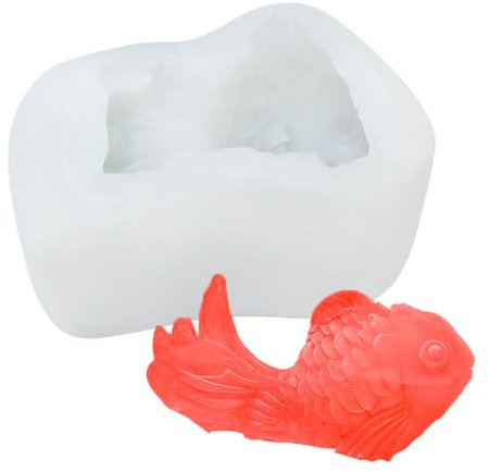 3D-Fisch-Eiswürfelform, Silikon-Fisch-Form, Eiswürfelform für Cocktail, Whiskey, Bourbon, DIY, wiederverwendbar, lustige Formen, Eisformen, lustige Geschenke