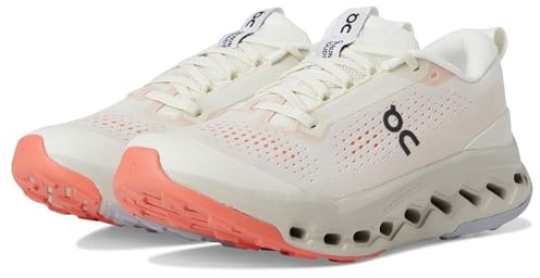 On Cloudsurfer Trail 2 Damen-Sneaker, Elfenbein/Salm on, 40 EU