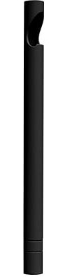 Design Flaschenöffner PALMA - aus Metall, pulverbeschichtet, in schwarz, weiß, beige und bunten Farben, edel, langlebig und hochwertig, Flaschenöffner für modernes Zuhause (Schwarz)