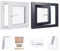 Kunststofffenster Kellerfenster Fenster - 2 Fach Verglasung - weiß/weiß - BxH: 600x500 mm - DIN Rechts