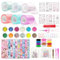 YIBEBE Nano Tape Bubbles Set für Kinder: Nano Tape Set - Elastische Blase Ballons Traceless Adhesive Nano Tape - DIY Nano Doppelseitiges Klebeband mit Pailletten Aufkleber (Multicolor)