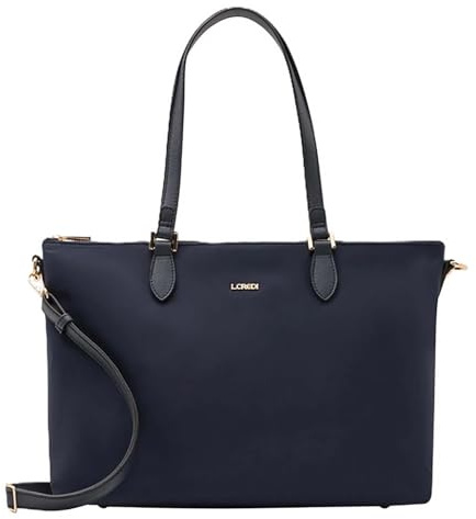 L.CREDI-Damen-Shopper Alena Henkeltasche Marine