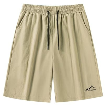 Pantaloncini Estivi da Uomo e da Ragazzo da 5 Pollici Scarpe Tela