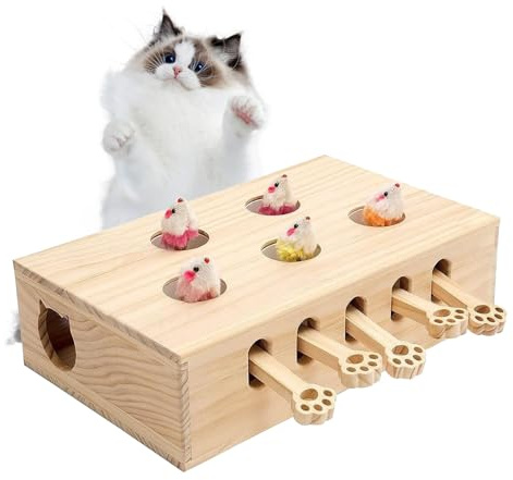 Generisch Interaktives Katzenspielzeug - Interaktives Fangspielzeug Für Kätzchen | Pop and Play Cat Toy Für Innenkatzen, Kätzchen Katzenartigen Freund Konzipiert Und Gewährleisten Stunden Unterhalts