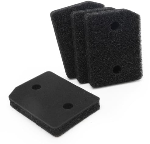 4 Stück Sockelfilter für Miele T1 Trockner & Wärmepumpentrockner 9164761 | 207 x 157 x 30mm Ersatz Filter für Miele T1 Wärmepumpentrockner, Wäschetrockner Sockelfilter Schwammfilter Filtermatte