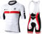 UGLY FROG Herren Radtrikot 3D Padded Bib Shorts Bekleidung Wear Outdoor-Sommer-Breathable Kurze Hülsen-Fahrrad-Sportbekleidung Set
