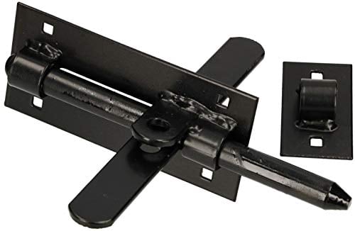 KOTARBAU® Verrou à boulon 150 mm Verrou de porte des deux côtés en acier revêtu par pulvérisation Verrou de porte