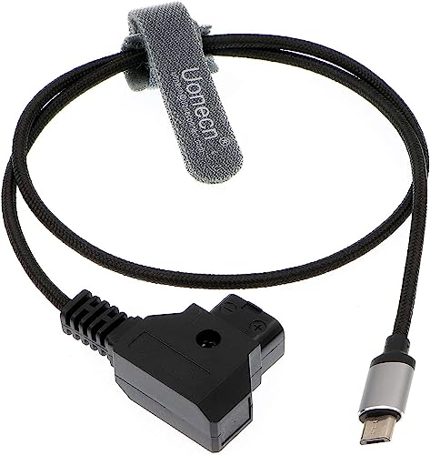 Uonecn DTap auf Micro USB Motor Stromkabel Schutzkabel D-Tap Motorstromkabel für Tilta Nucleus Nano.