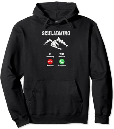 Schladming Skifahren lustiges Après-Ski Party Pullover Hoodie