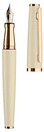 Otto Hutt Füllfederhalter D06 Aluminium Kashmir-Rosegold 14cm, Strichstärke M, 018-11281