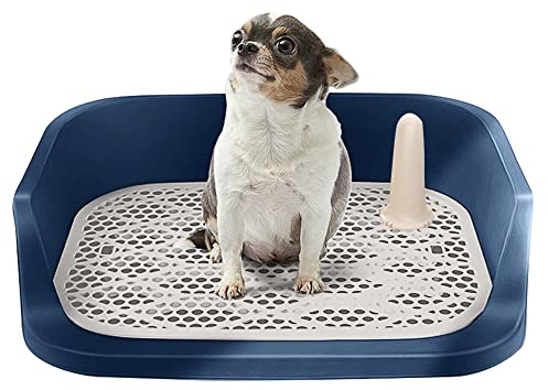 Tragbarer Toilettentrainer für drinnen und draußen -Hundetoiletten -Pee Pad Holder - Puppy Training Pads -Welpentoilette Hundetoilette Hundeklo -50 * 40 * 14cm.