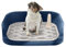 Tragbarer Toilettentrainer für drinnen und draußen -Hundetoiletten -Pee Pad Holder - Puppy Training Pads -Welpentoilette Hundetoilette Hundeklo -50 * 40 * 14cm.