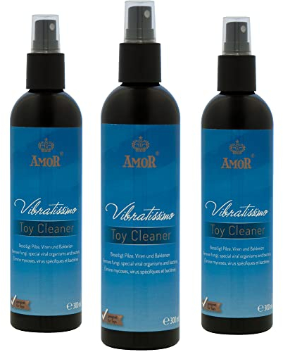 Vibratissimo Toy Cleaner 3x300ml I 2 in 1 I Reinigungsspray ohne