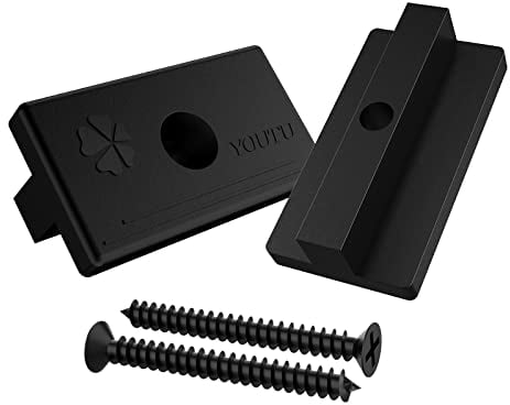 YOUTU® 200 clips de WPC, fijación oculta con clip en T con tornillos, fijación oculta con tornillos de acero inoxidable, clips de plástico de 6 mm para tablones WPC/BPC (200 clips WPC)