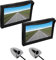 Mini Side View Camera for Car, Vehicle Backup Camera with 5inch TFT LCD IPS Display, Backup Camera and Monitor Kit for Car, Horizontal 87° Vertical 62°, Car Door Side View Camera