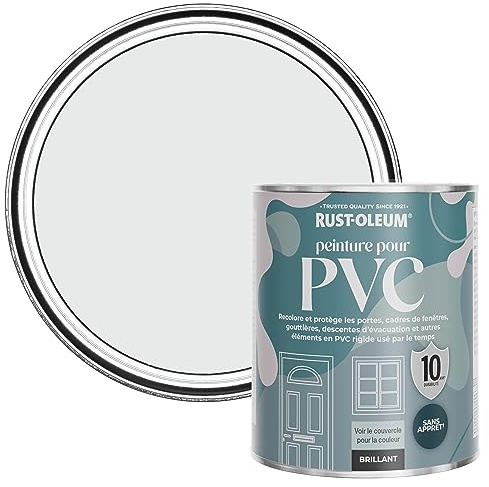 Rust-Oleum Grey uPVC Door and Window Paint In Gloss Finish - Monaco Mist 750ml
