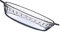Alipis 1 Pc Fuente De Horno Redonda De Vidrio Cacerola De Cristal Ovalada Fuente De Horno De Vidrio Plato De Cristal De Pie Dish Galleta Vidrio Templado Fiesta De Cena Familiar