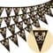 30. Geburtstag Wimpel, glückliche Banner Wimpel Fahnen, 40 Stück Dreieck Gold Schwarz Glitter Diamant nach Zahlen 30. Geburtstag Jahrestag Thema Party Dekoration liefert