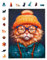 Milliwood Holzpuzzle - Giovanny Ginger cat - 316 Teile - Puzzle Winter ab 10 Jahren - Mandala Puzzle für Erwachsene und Kinder - Jigsaw Puzzle aus Holz 27,5x37 cm - Puzzle Katze mit Holz Geschenkbox