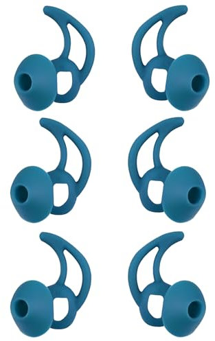 DMZHY 3 Paar Ohrstöpsel – kompatibel mit Bose Sport & QuietComfort Ohrstöpseln – Blau, Größe S