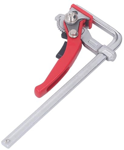 Quick Release Ratcheting Table Clamp 200 X 60mm Track Saw Guide Rail Clamp for Woodworking