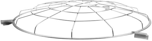 MILISTEN Emaille-Lampenschirm-Netzschutz Eisen-Lampenschirm Runder Schutz Explosionsgeschützter Glühbirnen-Netzschutz Deckenventilator-Glühbirnenschutz Für Heim-Deckenleuchten