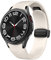 Magnetisches Leder Armband für Samsung Galaxy Watch 7/6/5/4/FE 40mm 44mm/6 Classic 43 47mm/5 Pro 45mm/4 Classic 42 46mm，20mm Nahtlos D-Buckle Hybrid Eco-Leather Weiches Silikon Sport Ersatzarmband