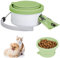 3 in 1 Collapsible Dog Food Bowls with Dog Poop Bags,foldable portable travel Drink Eat bowl for Dogs with Carabiner. Feeding Bowl,No-Spill and Non-Skid, Handy And Unique for All Occasions