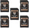 GIGASTONE Adaptador de Tarjeta de Memoria UHS-II MicroSD a UHS-II SD, Adaptador UHS-II Ultimate para cámara, Paquete de 5