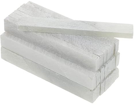 Gogogmee 21pcs Natural Soapstone Pencils for Welding White for Steel Tile Marking