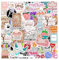 Mrltau 120 Stück Bookish Sticker Set - Kindle Hülle, Book Merch, Kawaii, Laptop, Bücher - Buchliebhaber Aufkleber