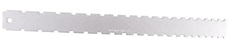 VICASKY Gitarren-maßstab-lineal Gitarrenbauer-werkzeug Höhenmesser Für E-bass Akustikgitarre Nivellierwerkzeug Silber-aluminium-material