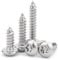 SHUNCHG 50 Stück M5 x 16mm Selbstschneidende Diebstahlsichere Schrauben Edelstahl, Torx Linsenkopfschrauben Edelstahl, 304 A2 V2A Rundkopf Holzschrauben Edelstahl Vollgewinde