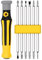 Ohulelks 12-in-1 Screwdriver Multibit Screwdriver with Magnetic Bit Holder Includes Flat Head, Hex,Square, and Y Driver