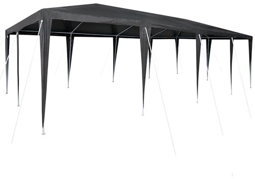 vidaXL Tente de fête Anthracite 8x4 m PE